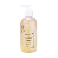 Jasmine Lavender Organic Yoni Shower Gel Moisturize and Whitening The Skin Pumping Shower Gel bottle